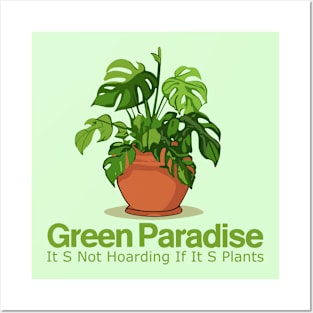 Green paradise Posters and Art